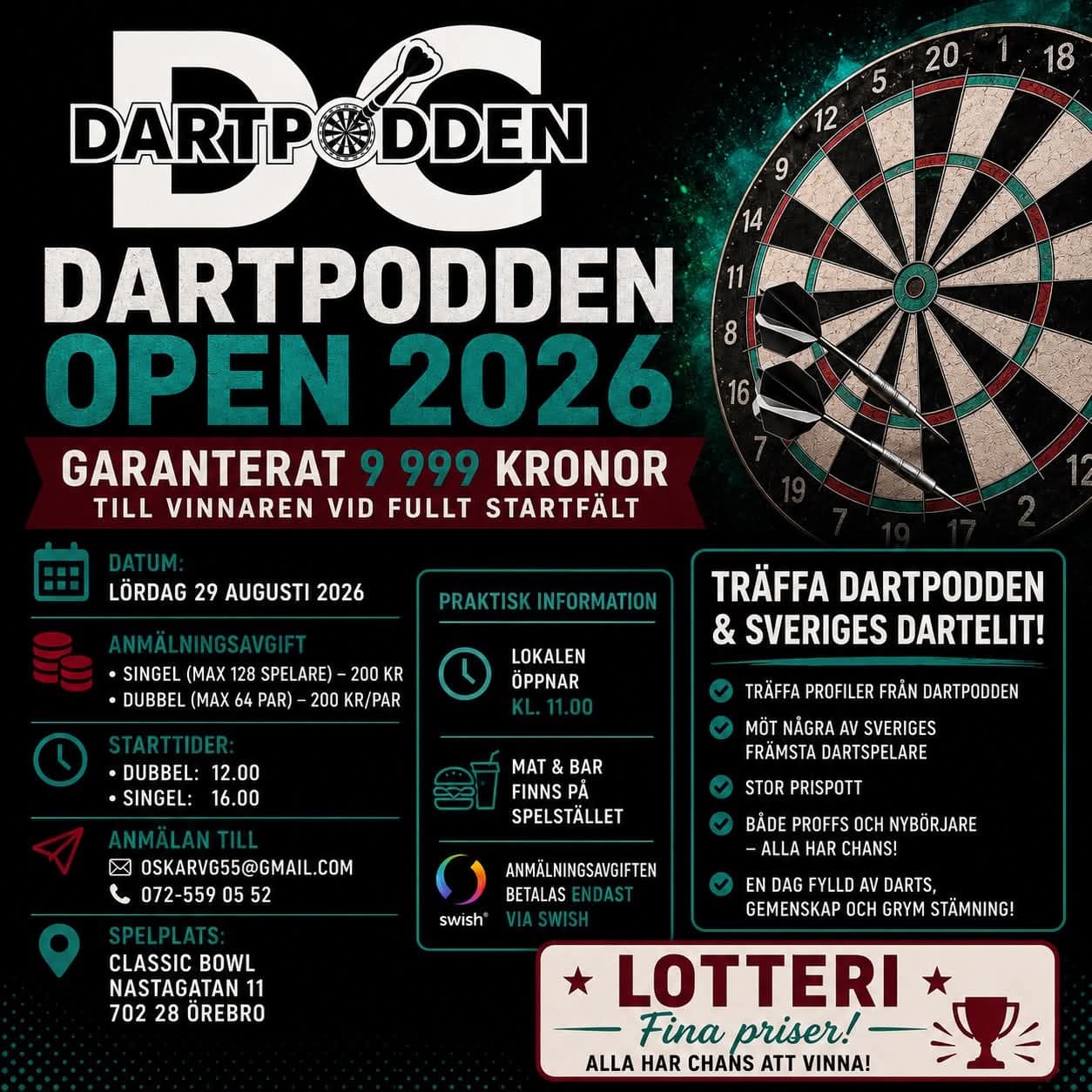 Dartpodden Open 2026